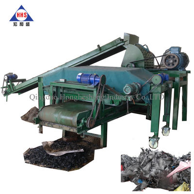 150mm Green Scrap Rubber Steel Separator Scrap Rubber Friction Separating Machine