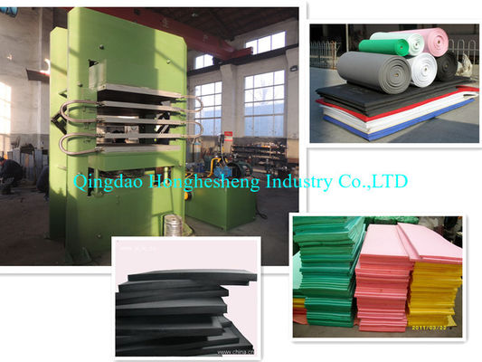 800 Ton EVA Foaming Vulcanizing Press Machine 1022x1250x70mm Plate