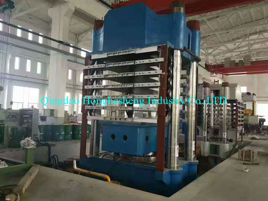 6 Layer Rubber Sole EVA Foaming Press Equipment 1350*1500mm 1000 Ton