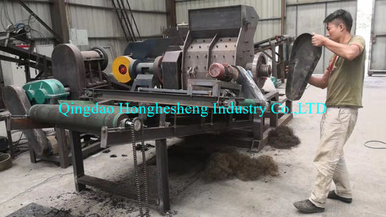 16cm Green Scrap Rubber Steel Separator Raw Rubber Steel Wire Separator Machine