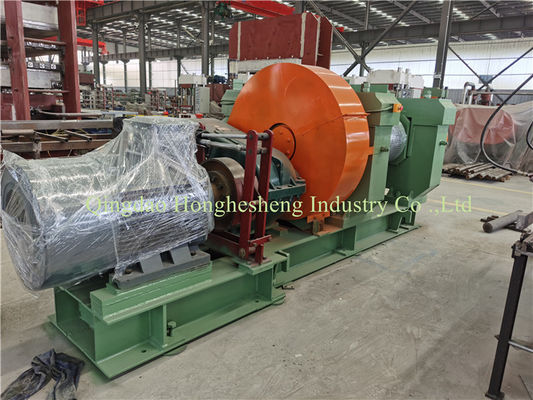 Double Roller Rubber Crusher 40 Mesh 120 Mesh For Waste Tyre Recycle