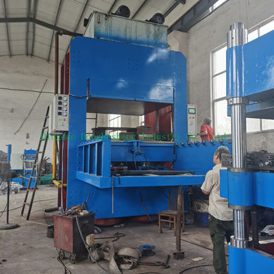 Frame Type Recycled Rubber Paver Tile Making Vulcanizing Press Machine 1500t