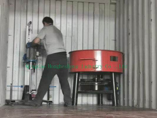 Crumb Rubber Machine For Mixing Rubber Granules , Pigment And Glue