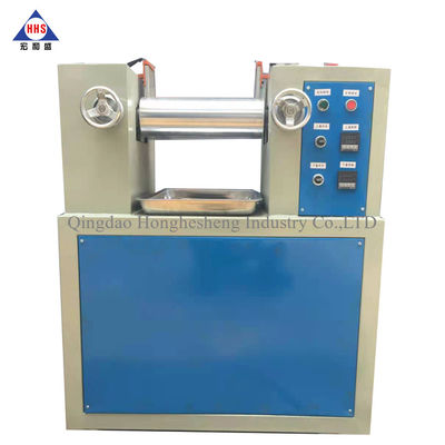 2T Open Drilled Two Roll Rubber Mixing Mill 380V 3 phase For Cooling