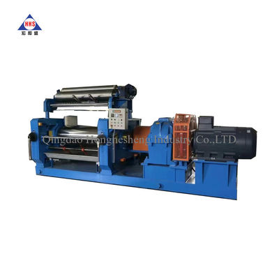 45KW 560x1000mm Xk450/560/610/660 Two Roll Open Mixing Mill Machine With Stock Blender High Efficiency