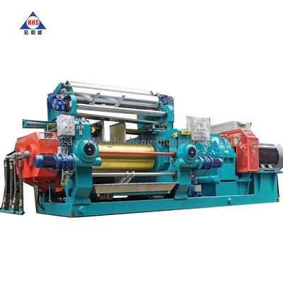 45KW 560x1000mm Xk450/560/610/660 Two Roll Open Mixing Mill Machine With Stock Blender High Efficiency