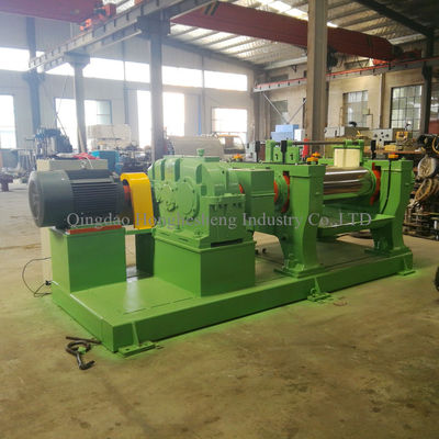 8mm Gap Reclaimed Rubber Refining Mill PLC Auto Controled