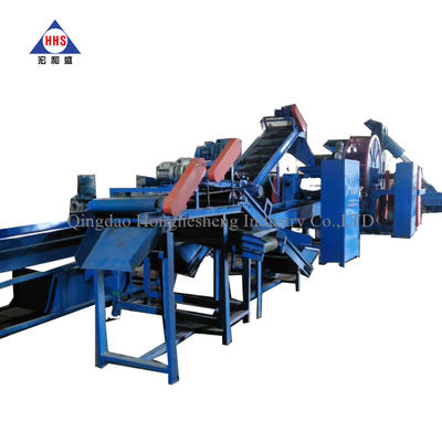 Rubber Shredder Shredding Machinery Waste Tyre Machine Tire Recycling Plant / rubber recycling plant
