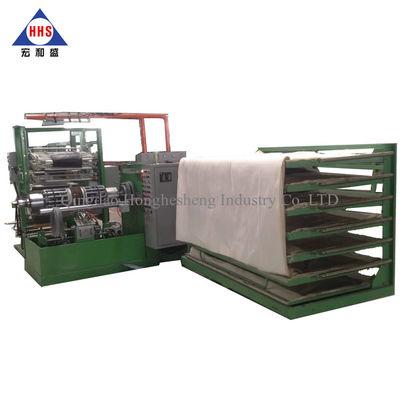 Bicycle Motorcycle Tyre Spring Turn Up Molding Machine 300mm Inner Cloth Roll Dia