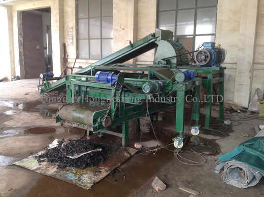 150mm Green Scrap Rubber Steel Separator Scrap Rubber Friction Separating Machine