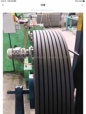 Cold Feed Vacuum Rubber Extruding Machine Single Compound Microwave Vulcanization