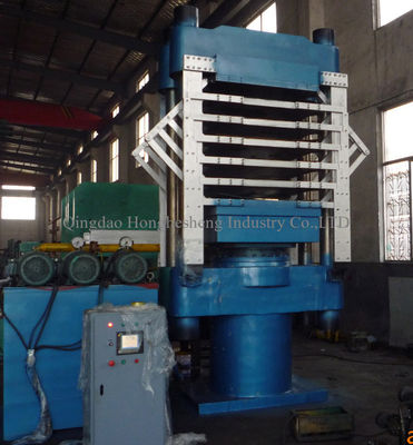 1000T 1200*1500mm 6 Layers Four Column Type Foaming Hot Press / Eva Thermo Rubber Sole Foaming Vulcanizing Machine