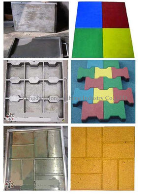 Rubber Tile Floor Machine/Rubber Tile Moulding Press/Four Layer Tile Machine