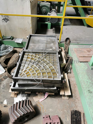 50 Ton 550*550 Paver Tile Making Machine Four Flooring Tile Rubber Mold Vulcanizer
