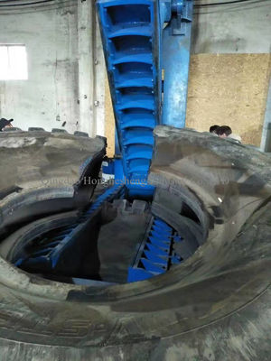 2000mm Waste Tyre Recycling Plant Waste Radil Tire Cutter Used Tire Cutting Machine