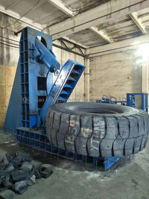 2000mm Waste Tyre Recycling Plant Waste Radil Tire Cutter Used Tire Cutting Machine