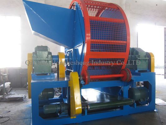 Automatic Used Tire Recycling Machine / Tire Scrap Cutting Equipment