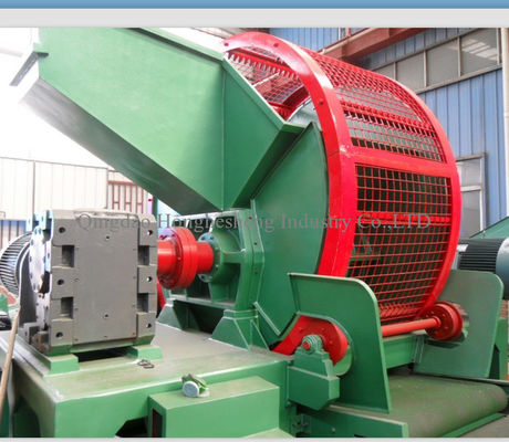 Waste Tire Recycling Machine Whole Rubber Powder Making Line Tire Crusher Rubber Block Crusher