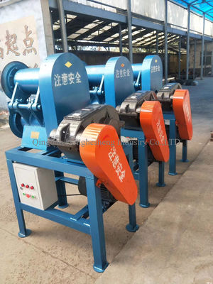 Automatic Waste Tire Strip Cutter Machine 5.5kw 1000kg/h