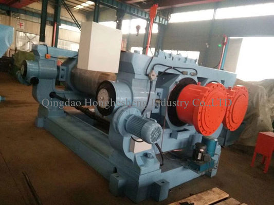 12mm Nip 21.8m/Min Open Mill Rubber Mixing Two Roll Rubber Mixer Machine