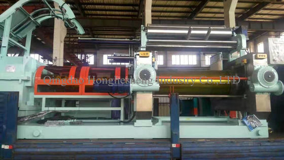 12mm Nip 21.8m/Min Open Mill Rubber Mixing Two Roll Rubber Mixer Machine