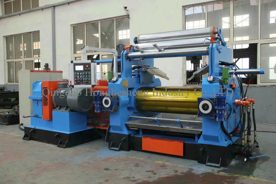 ISO CE Open Mill Rubber Mixing With Automatic Stock Blender