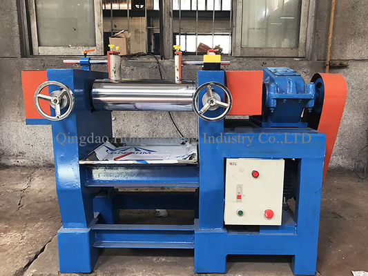 Manual Two Rolls Open Mill Rubber Mixing 10 Inches Roller