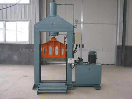 Vertical Hydraulic Guillotine Rubber Bale Cutter Single Blade Plastic Cutting Machine
