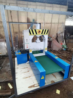 Vertical Hydraulic Guillotine Rubber Bale Cutter Single Blade Plastic Cutting Machine