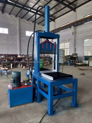 8T 660mm Knife Vertical Rubber Bale Cutter Plastic Guillotine Cutter