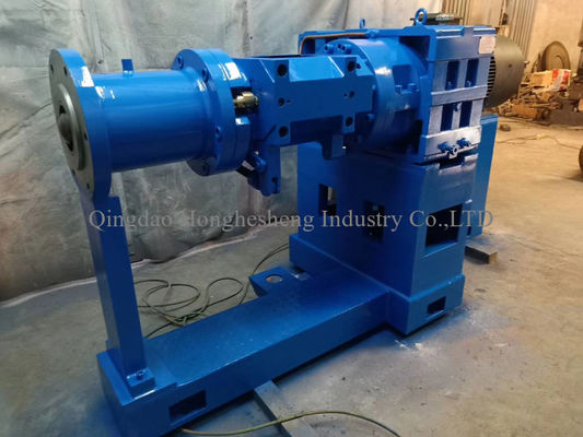 85mm 17KW Hot Feed Single Screw Rubber Extruder Machinery Rubber Strainer Extruder
