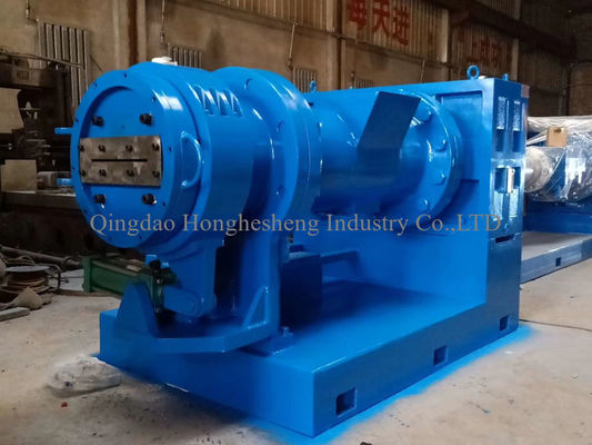 85mm 17KW Hot Feed Single Screw Rubber Extruder Machinery Rubber Strainer Extruder