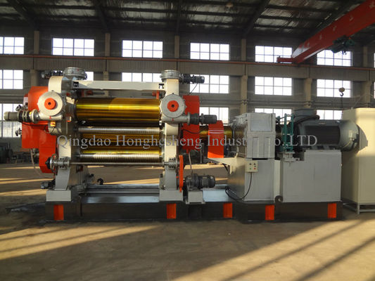 Single Motor 4 Roll Rubber Calender Machine 160kw