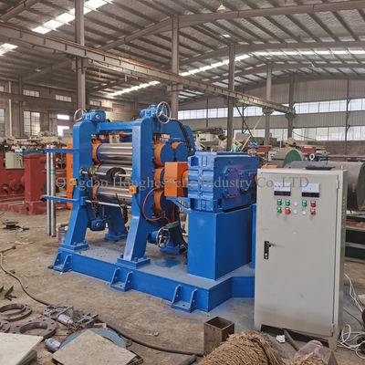 Rubber 3 Roll Calender Machine High Accuracy