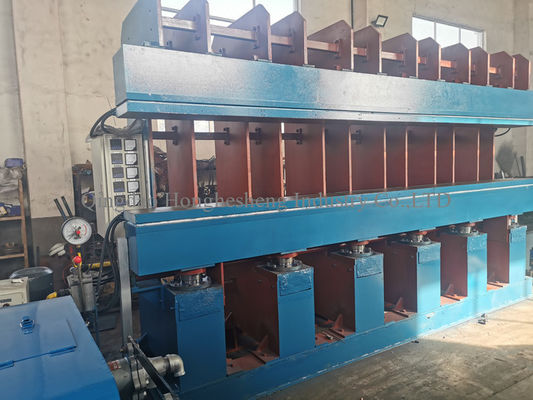 C-frame rubber tread plate vulcanizing press machine