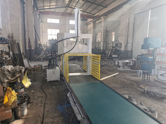 XQL-80 Hydraulic Press Rubber Bale Cutter Single Knife 11KW