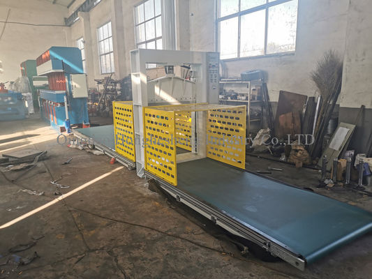 XQL-80 Hydraulic Press Rubber Bale Cutter Single Knife 11KW