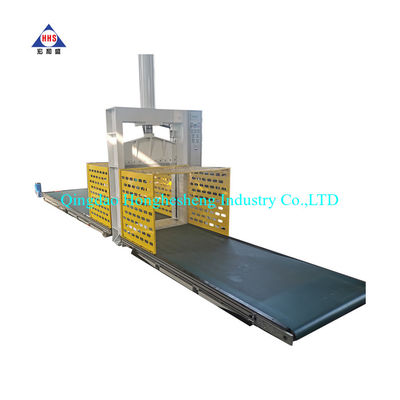 XQL-80 Hydraulic Press Rubber Bale Cutter Single Knife 11KW