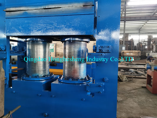 Steam Heating 300mm To 2100mm Plate Vulcanizing Press Making Rubber Speed Bump