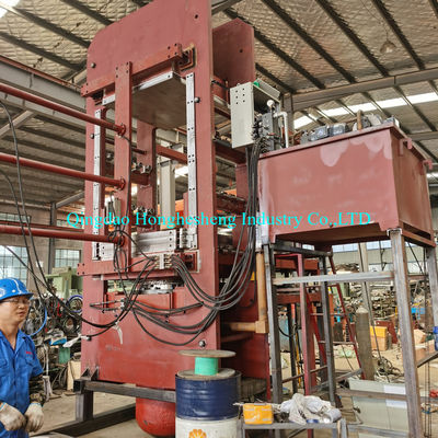 250mm Stroke 350*350mm Solid Tire Making Machine Rubber Vulcanizing Machine 2 Layer
