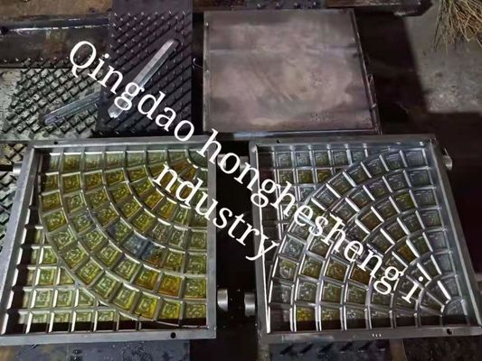 Frame Style Paving Rubber Tile Making Machine With 600mm Stroke