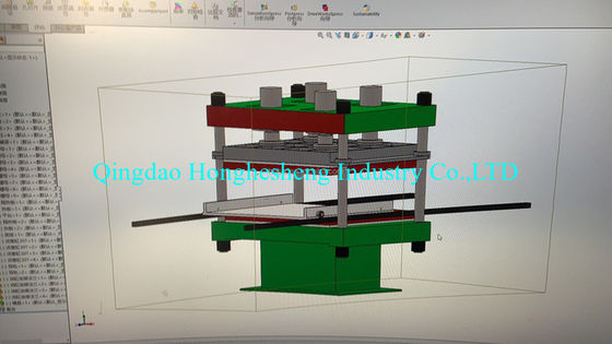 120T 3000W 1050*1050mm Rubber Tile Hydraulic Press Machine For Rubber Moulding