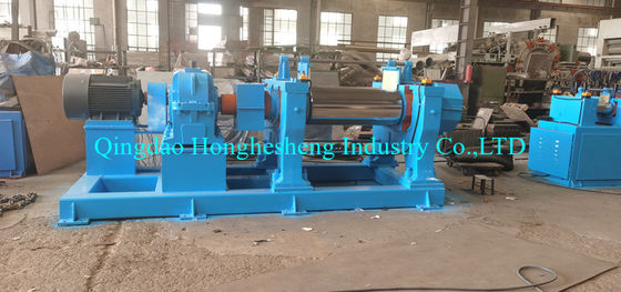 Rubber Mixing Mill With Stock Blender / Open Mixing Mill XK-450*1200