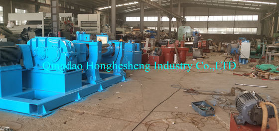 Grease Lubricating Reclaimed Rubber Refiner Mill 32m/Min 75KW