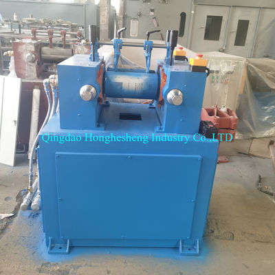 Color Testing Two Roll Open Mill Rubber Mixing 220v Electrical Heating