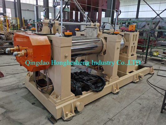 Rubber Mixing Mill With Stock Blender / Open Mixing Mill XK-450*1200