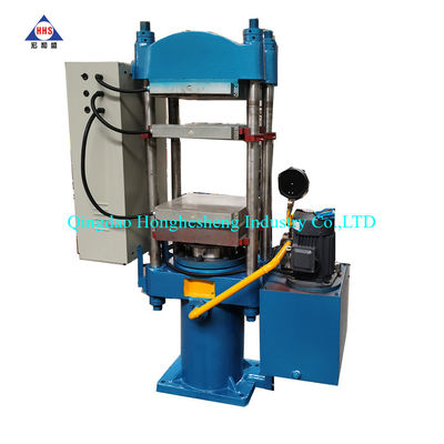 Hydraulic Small Lab Rubber Vulcanizing Machine 0.5MN 5.5KW 220V