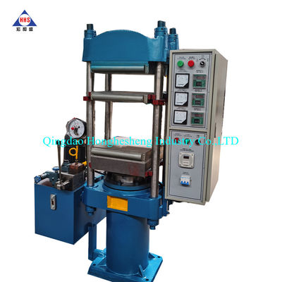 Hydraulic Small Lab Rubber Vulcanizing Machine 0.5MN 5.5KW 220V