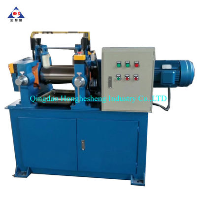 2T Open Drilled Two Roll Rubber Mixing Mill 380V 3 phase For Cooling