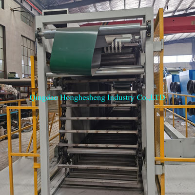 Spray Type Film Cooling Line Automatic Rubber Sheet Cooling Machine 400m/Min